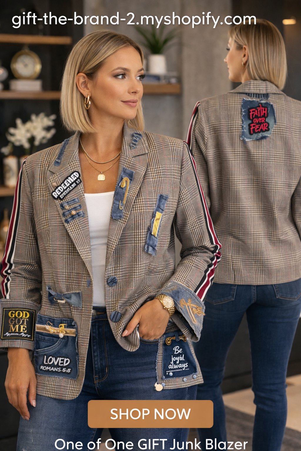 One of One G.I.F.T. Junk Blazer (Size Large)